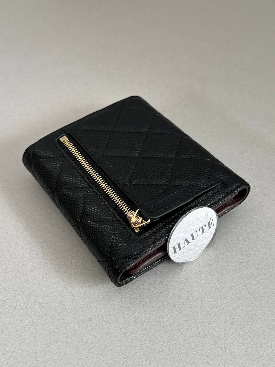 Chanel Trifold Wallet in Caviar Leather