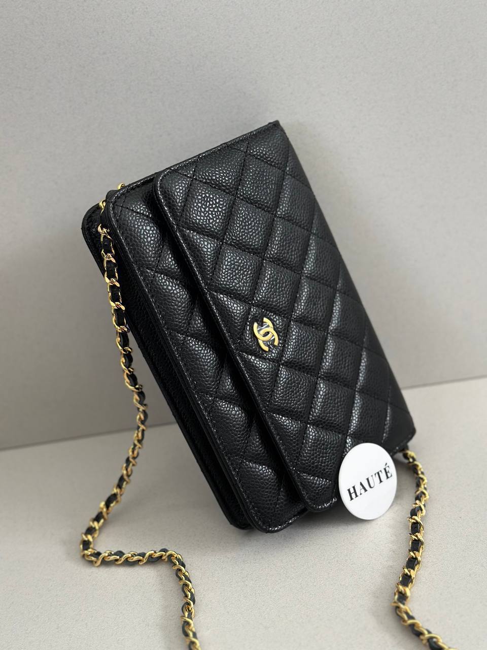 Chanel Classic Wallet on Chain in Caviar Leather