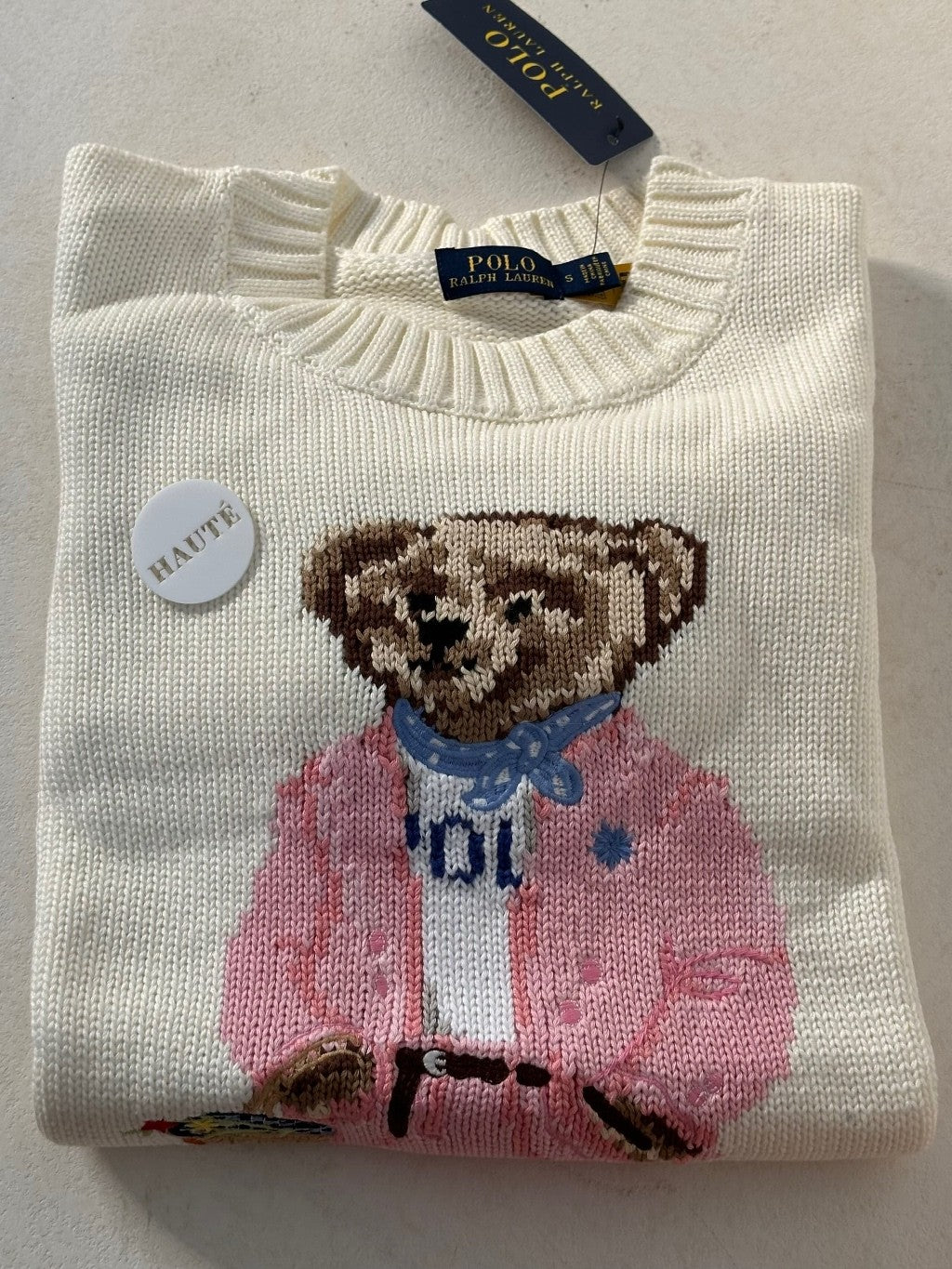 Polo Ralph Lauren Iconic Bear Wool Sweater | Knitwear Oversized Fit Women / Wanita - Ready Stock