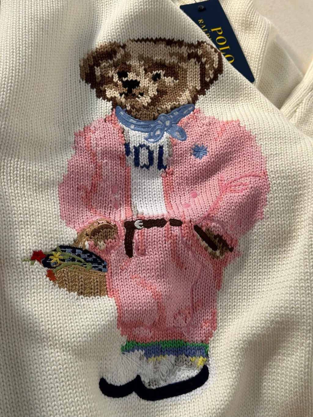 Polo Ralph Lauren Iconic Bear Wool Sweater | Knitwear Oversized Fit Women / Wanita - Ready Stock