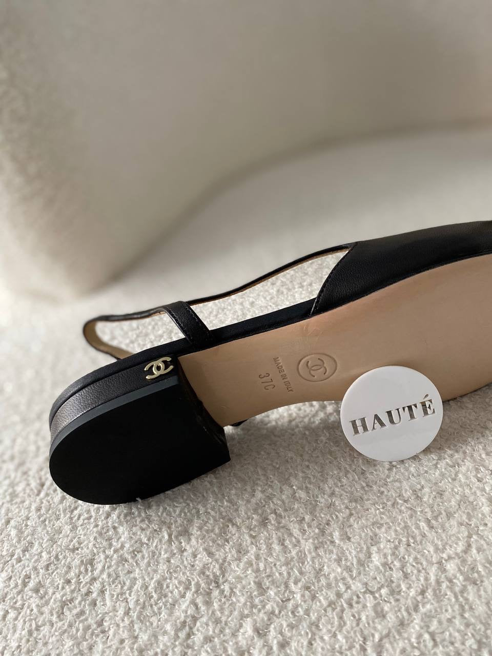 Chanel Classic Slingback Flat Beige Black – Two Tone Cap Toe Ready Stock