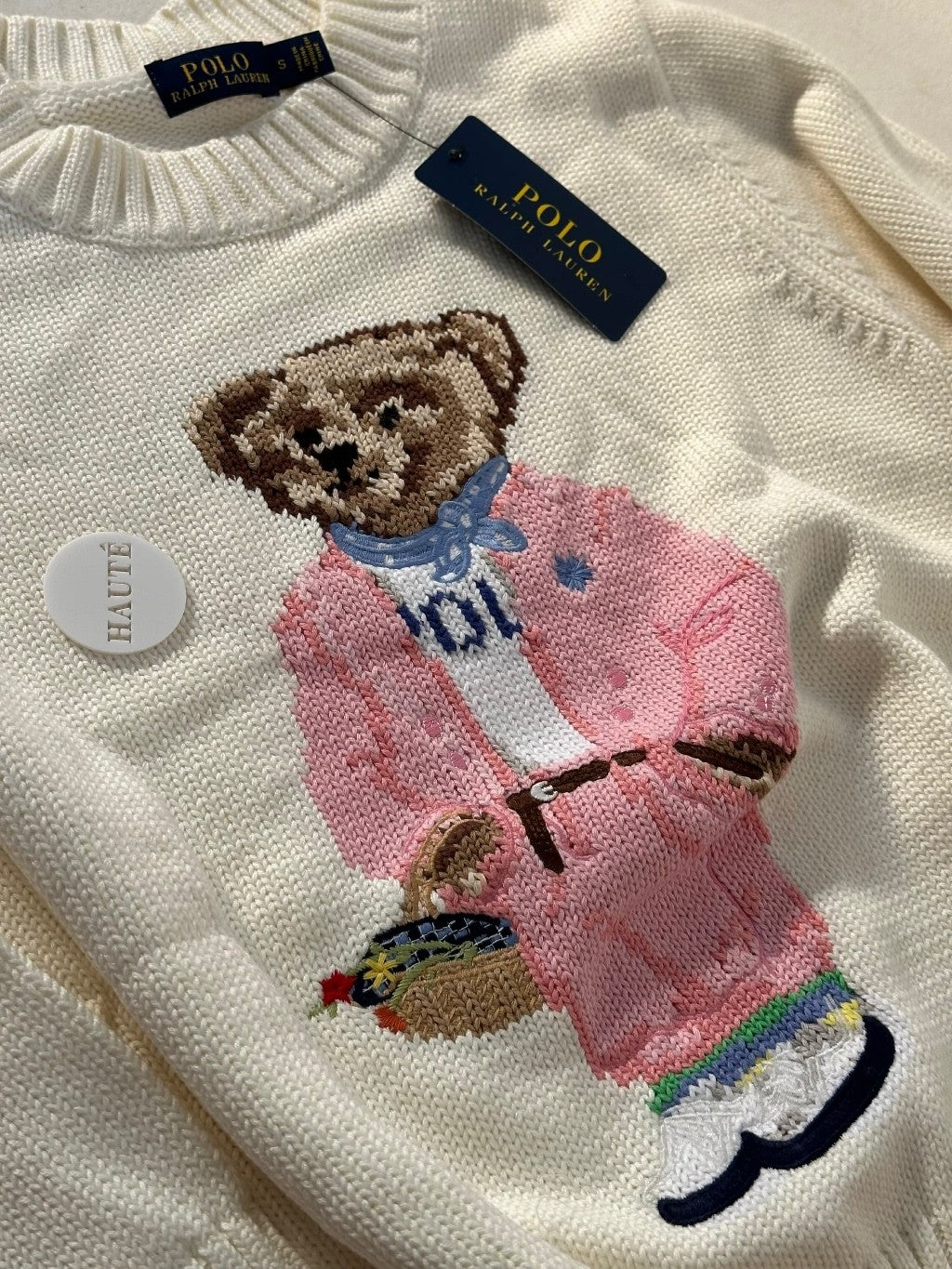 Polo Ralph Lauren Iconic Bear Wool Sweater | Knitwear Oversized Fit Women / Wanita - Ready Stock