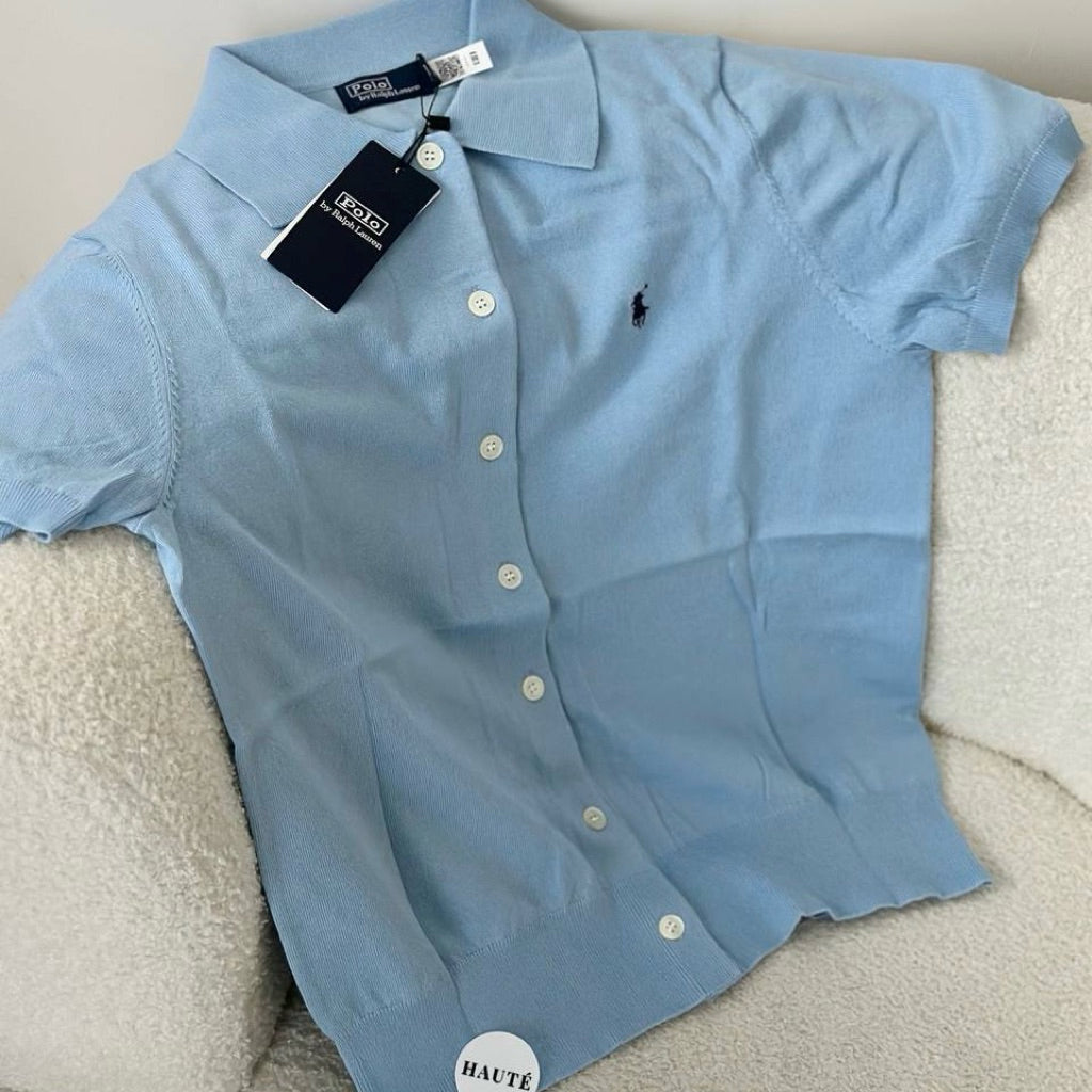 Ralph Lauren Short Sleeve Buttoned Cardigan | Knit Cardigan