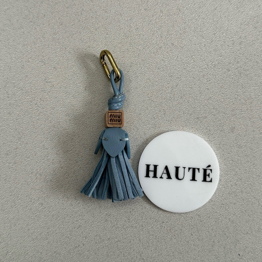 Miu Miu Leather Micro Trick Charm and Brooch | Aksesoris Tas dan Sepatu Wanita Branded Stylish