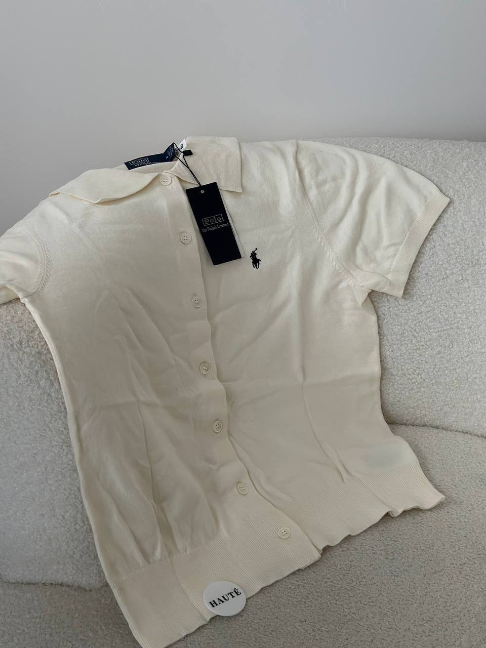 Ralph Lauren Short Sleeve Buttoned Cardigan | Knit Cardigan