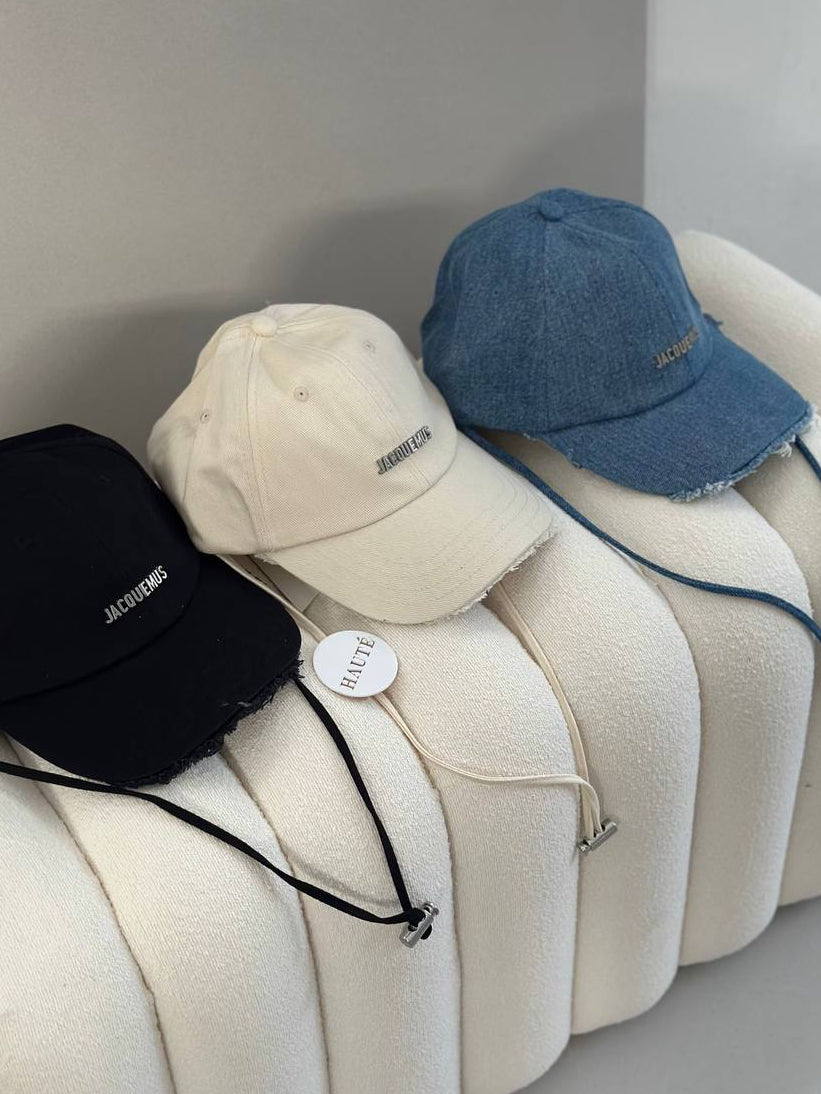 Jacquemus Artichaut Baseball Cap Fringed Edges | Ready Stock