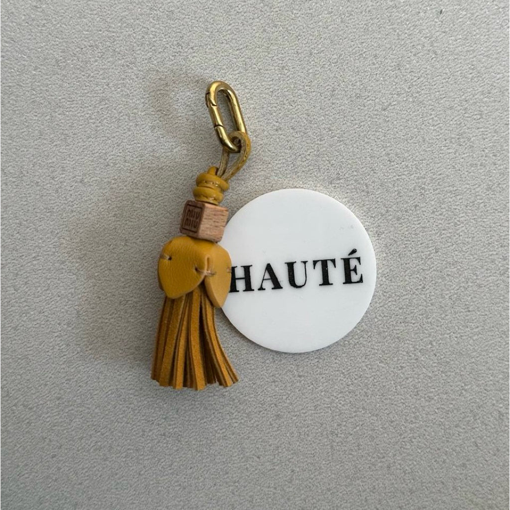 Miu Miu Leather Micro Trick Charm and Brooch | Aksesoris Tas dan Sepatu Wanita Branded Stylish