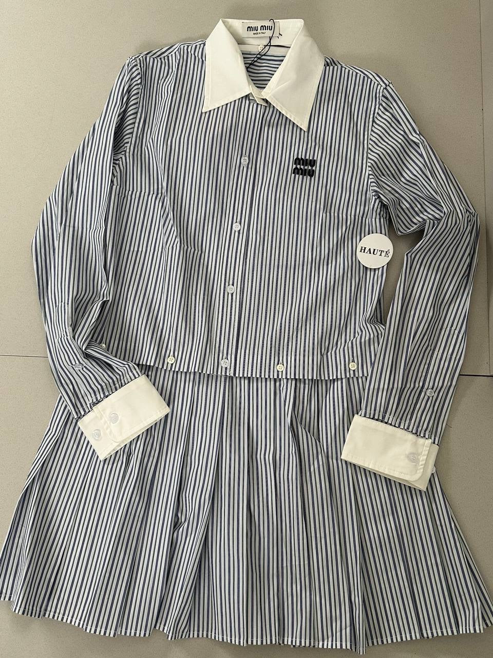 Miu Miu Women Apparels | Oversized Cardigan Sweater Shirt Polo Ribbed Jersey | Ready Stock