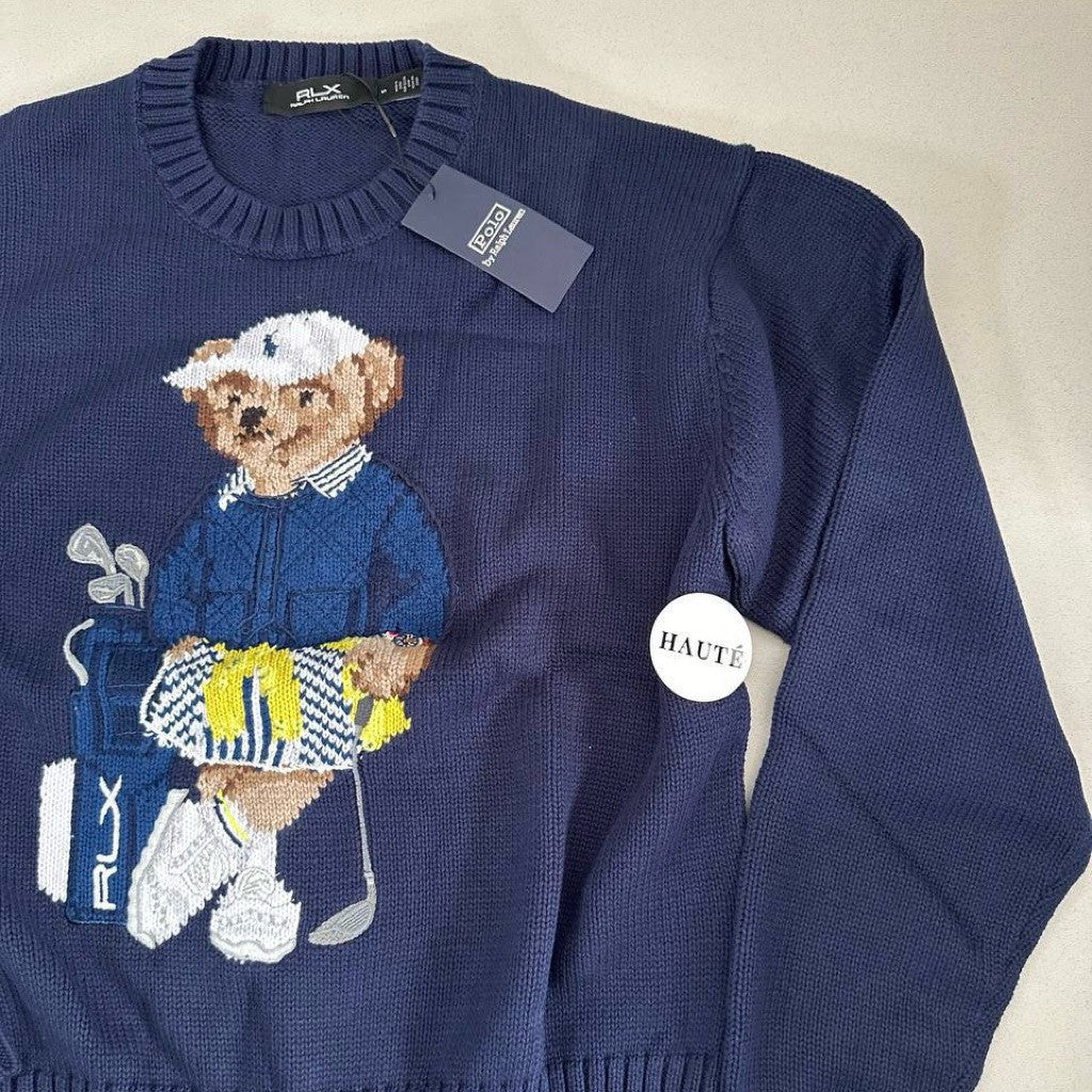Polo Ralph Lauren Iconic Bear Wool Sweater | Knitwear Oversized Fit Women / Wanita - Ready Stock