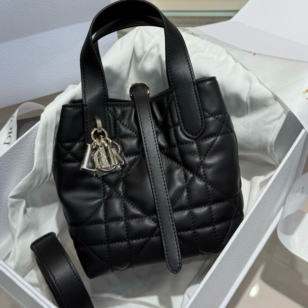 Prive - Dior Toujours Women Handbag | Real Cannage Calfskin Leather