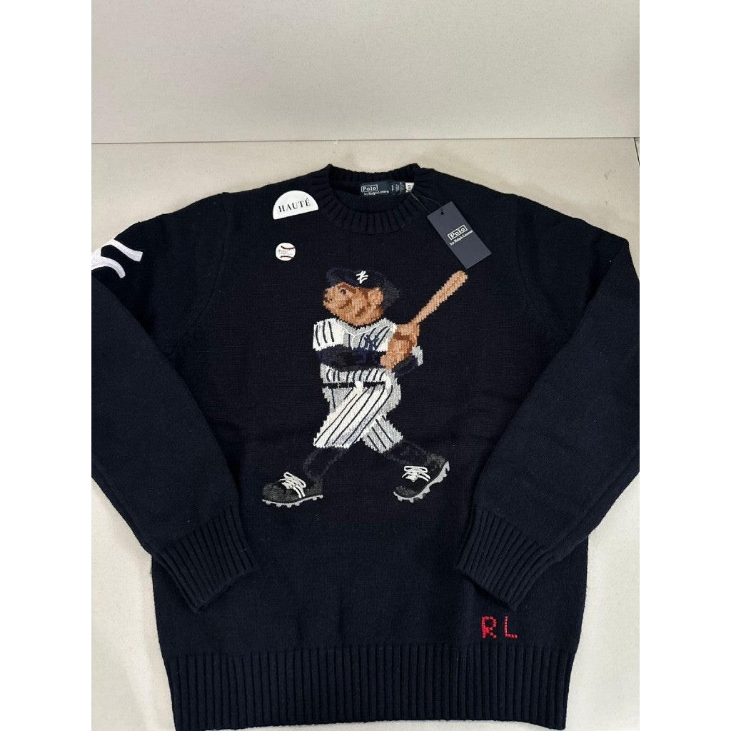 Polo Ralph Lauren Iconic Bear Wool Sweater | Knitwear Oversized Fit Women / Wanita - Ready Stock