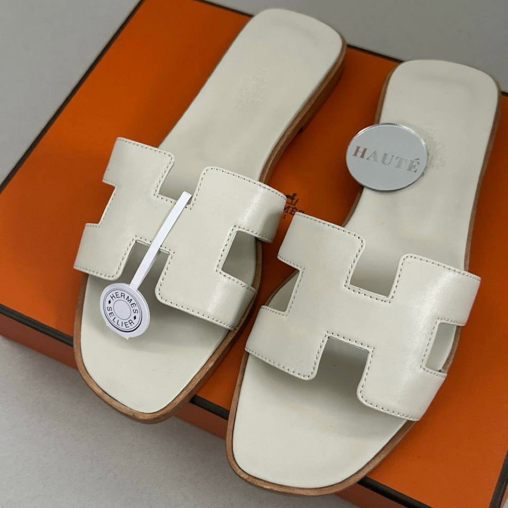 Hermes Oran Sandal Genuine Leather | Box Dustbag Included