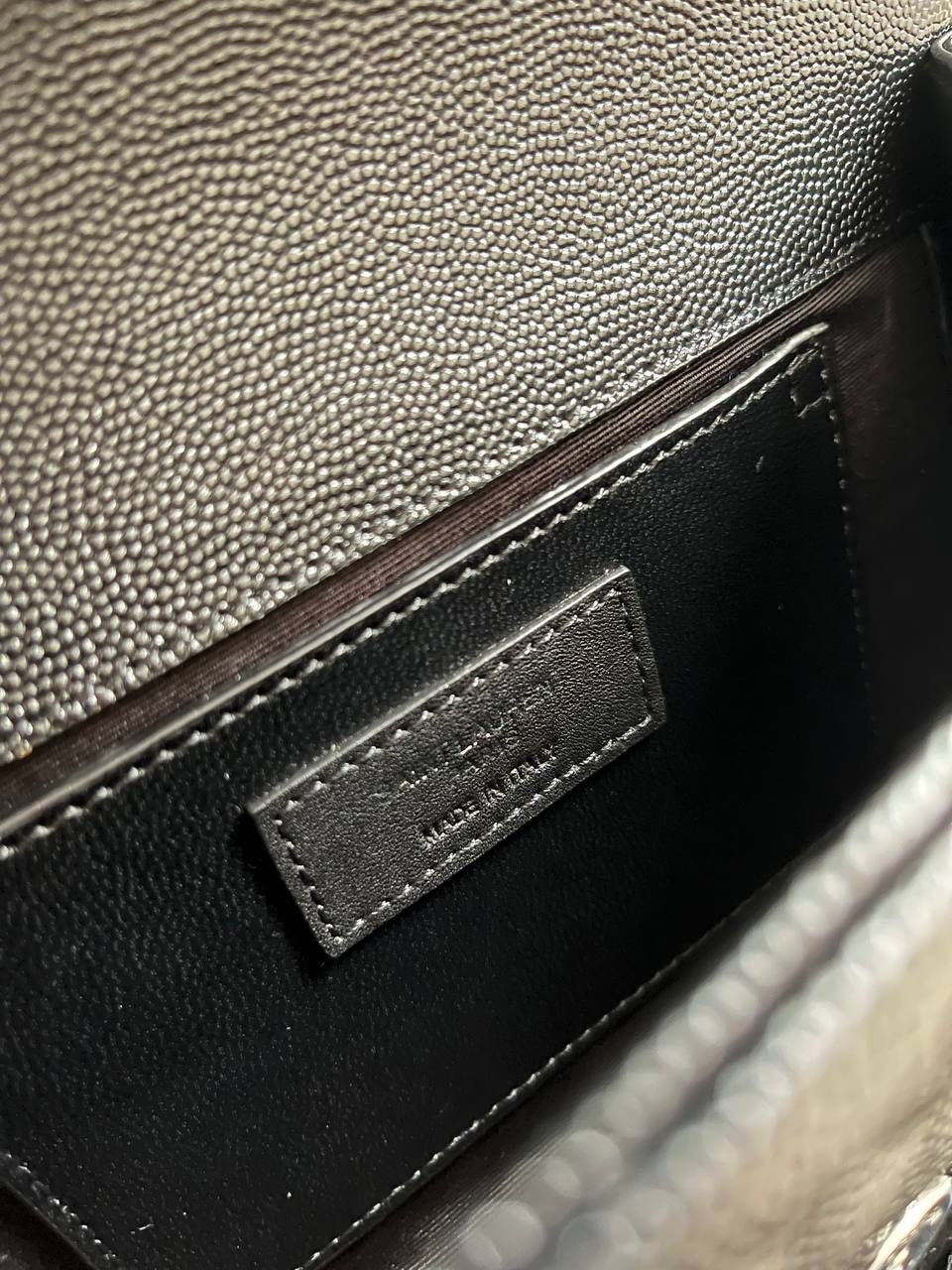 YSL Envelope Hand Bag in Genuine Grain Leather