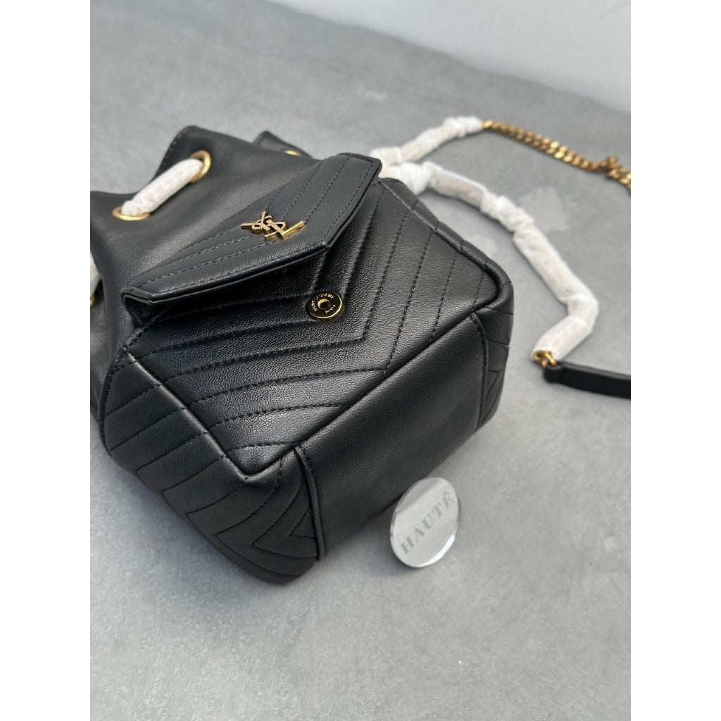 YSL Bucket Bag Mini Joe with Long Chain Strap