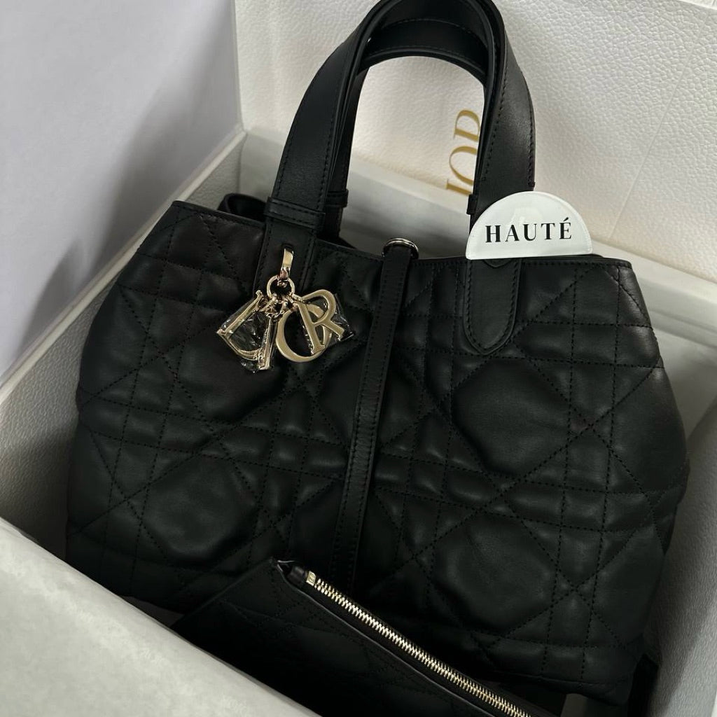Prive - Dior Toujours Women Handbag | Real Cannage Calfskin Leather
