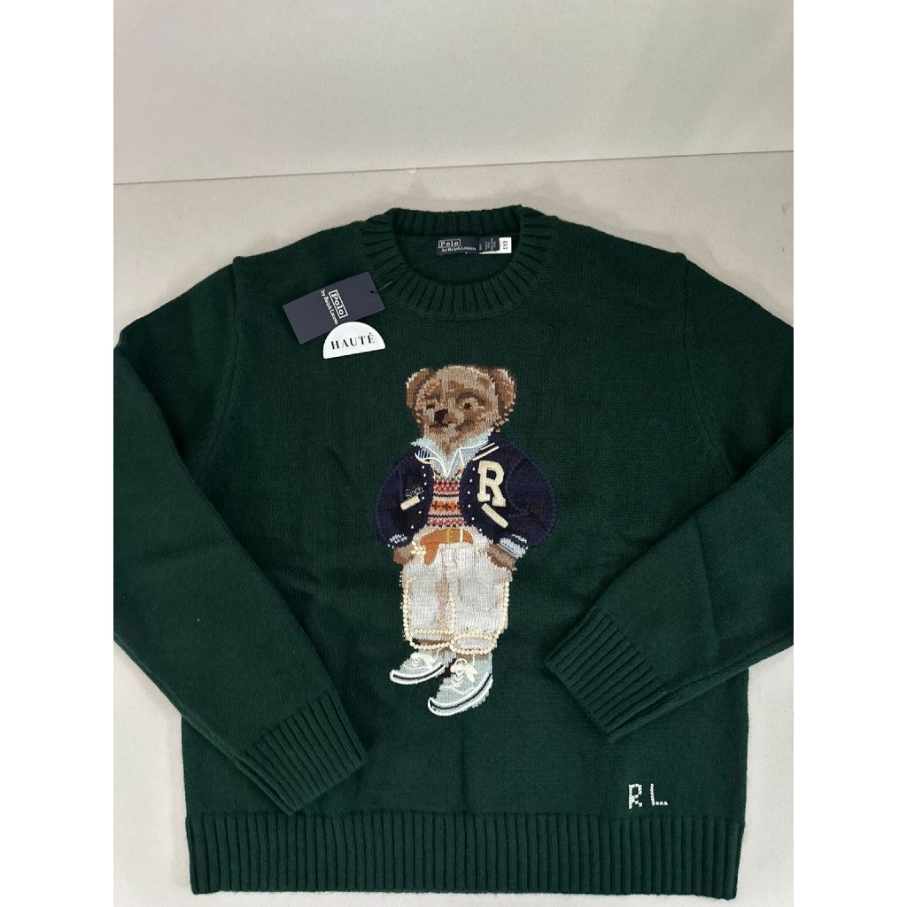 Polo Ralph Lauren Iconic Bear Wool Sweater | Knitwear Oversized Fit Women / Wanita - Ready Stock