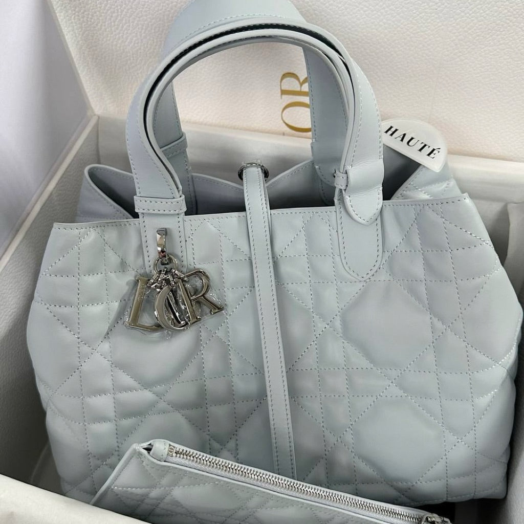 Prive - Dior Toujours Women Handbag | Real Cannage Calfskin Leather