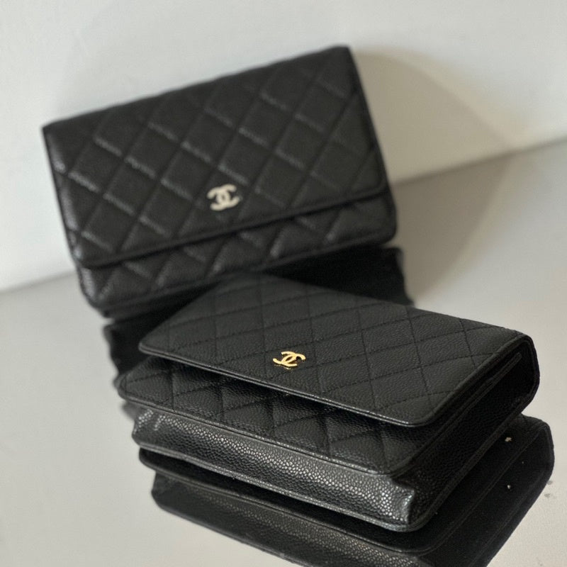 Chanel Classic Wallet on Chain in Caviar Leather