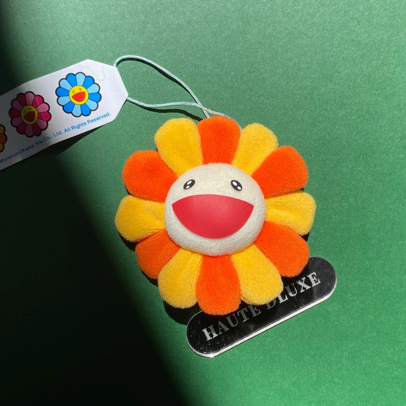 Murakami Flower Plush Keychain
