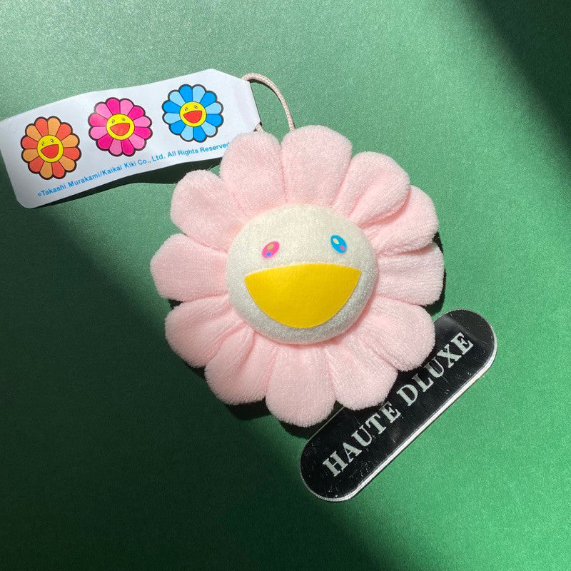 Murakami Flower Plush Keychain