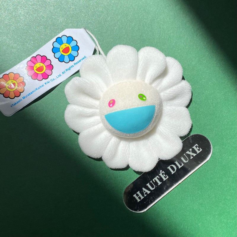 Murakami Flower Plush Keychain