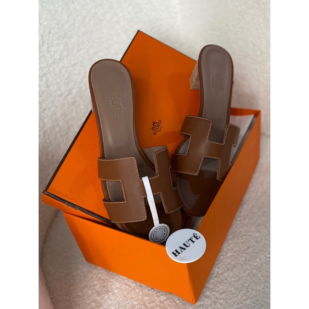 Hermes Oasis Sandal Real Leather | Ready Stock Box Dustbag Included