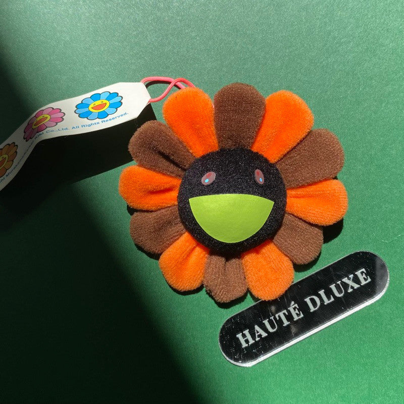 Murakami Flower Plush Keychain