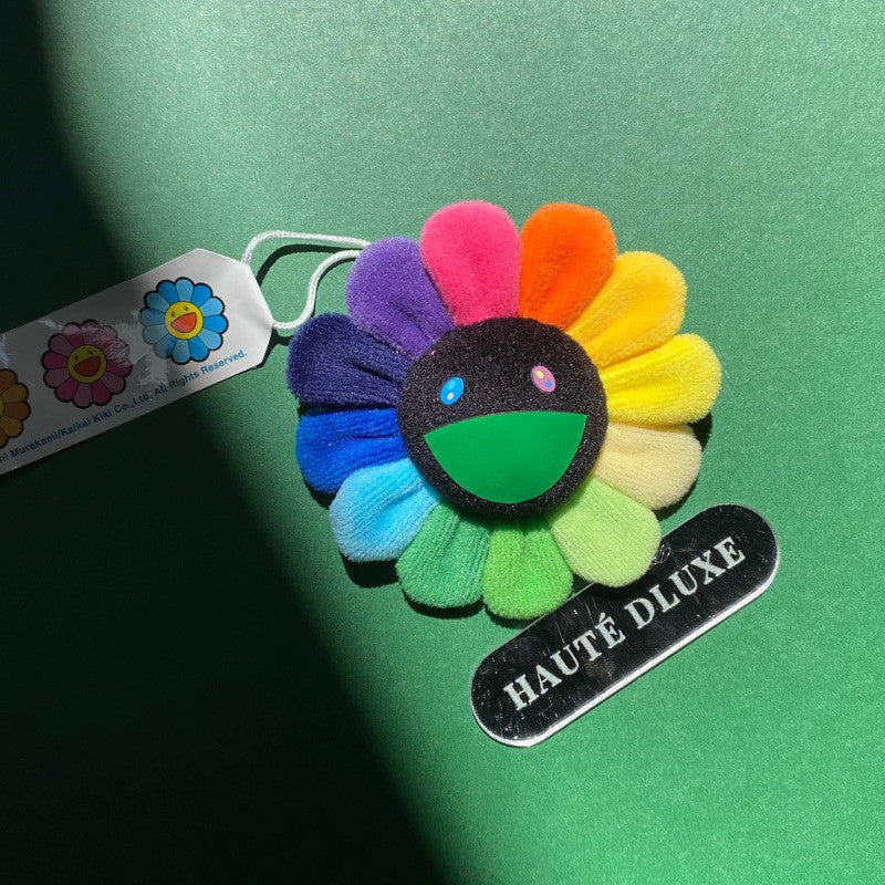 Murakami Flower Plush Keychain