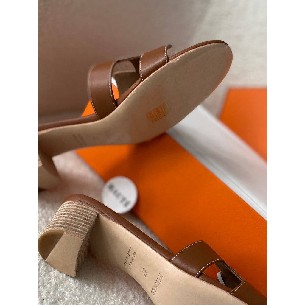 Hermes Oasis Sandal Real Leather | Ready Stock Box Dustbag Included