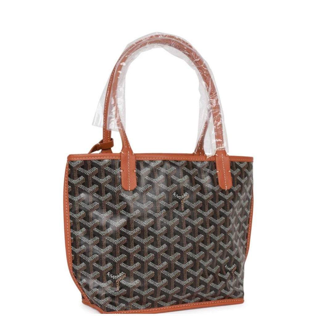 Goyard Tote Bag Mini Reversible Real Leather | Ready Stock Box Included