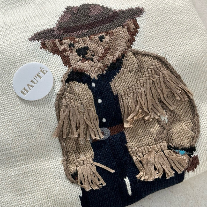 Polo Ralph Lauren Iconic Bear Wool Sweater | Knitwear Oversized Fit Women / Wanita - Ready Stock