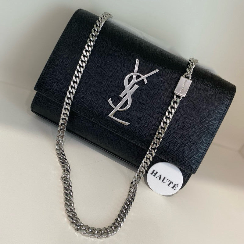 YSL Kate Small Shoulder Bag in Grain Leather