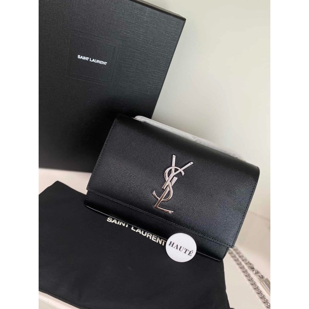 YSL Kate Small Shoulder Bag in Grain Leather