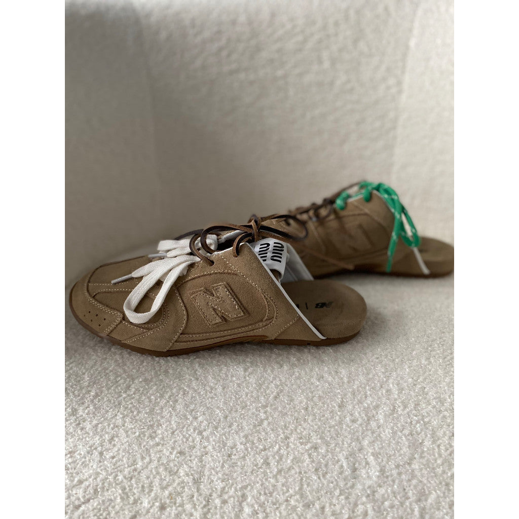 Miu Miu x NB 530 Mules Deco Calf Suede Slip On