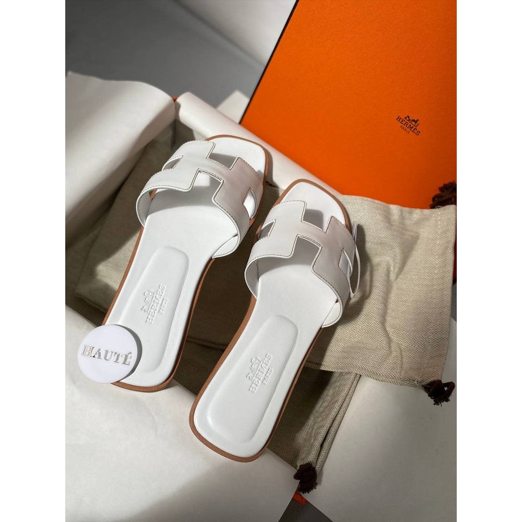 Hermes Oran Sandal Genuine Leather | Box Dustbag Included