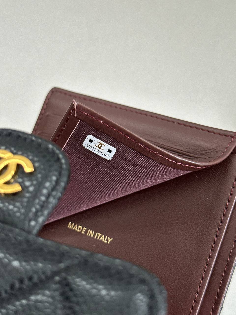 Chanel Trifold Wallet in Caviar Leather