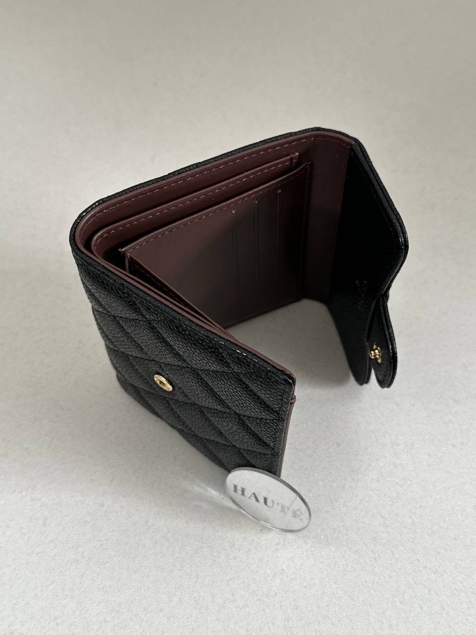 Chanel Trifold Wallet in Caviar Leather