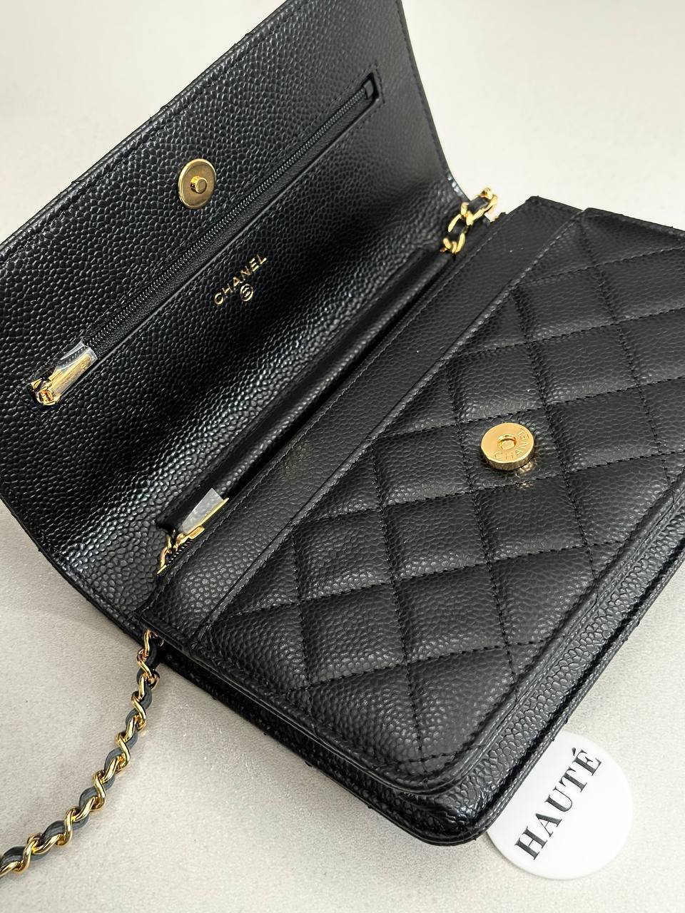 Chanel Classic Wallet on Chain in Caviar Leather