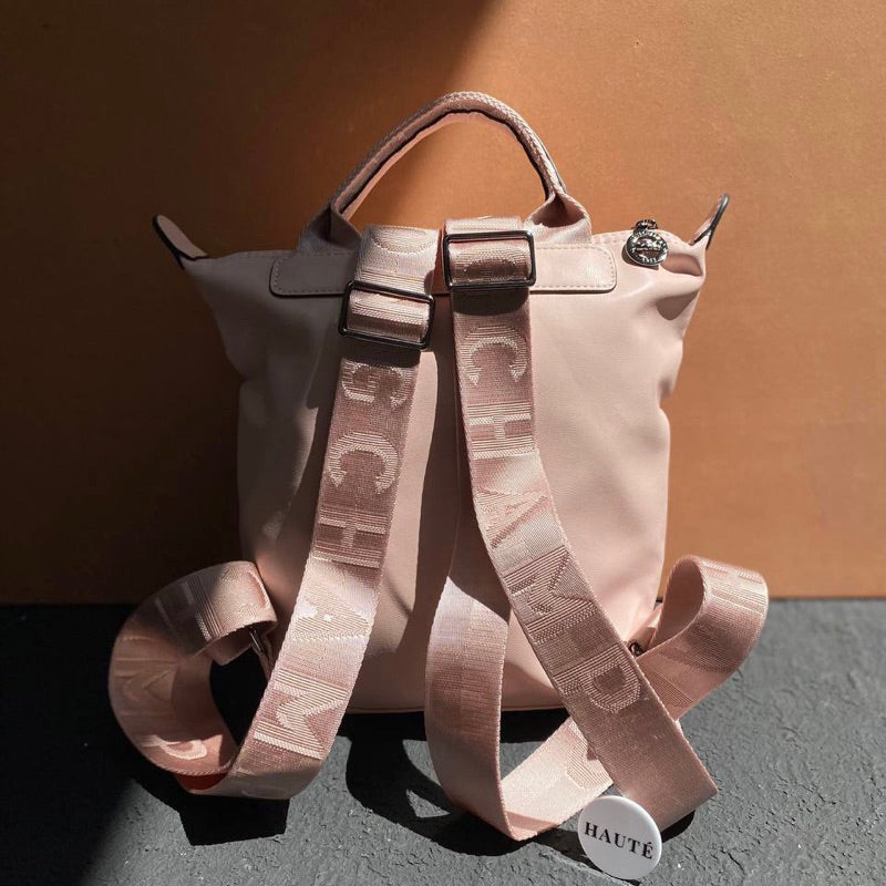 Longchamp Pliage Leather Small Backpack
