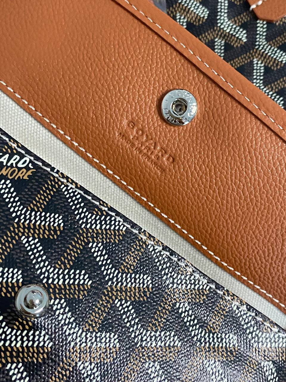 Goyard Saint Louis Tote Bag Canvas Size PM / GM | Ready Stock Black Tan