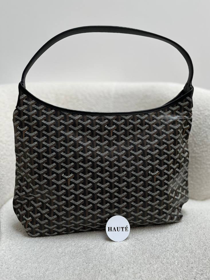 Goyard Boheme Hobo Canvas Hobo Shoulder Bag – Ready Stock Premium Zipped Design | Navy / Black / Green / Grey