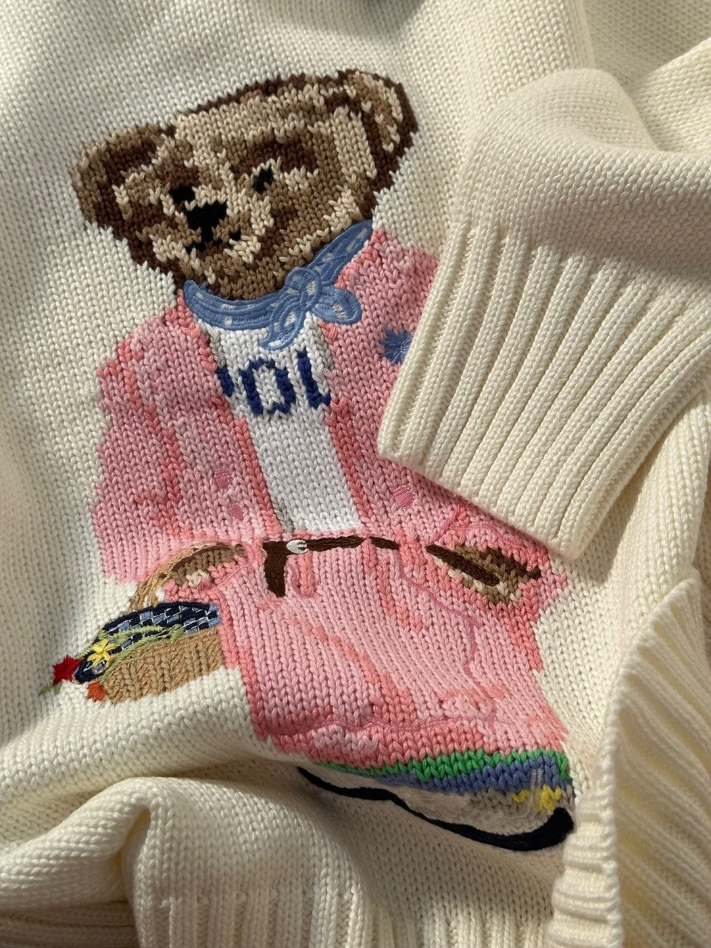 Polo Ralph Lauren Iconic Bear Wool Sweater | Knitwear Oversized Fit Women / Wanita - Ready Stock
