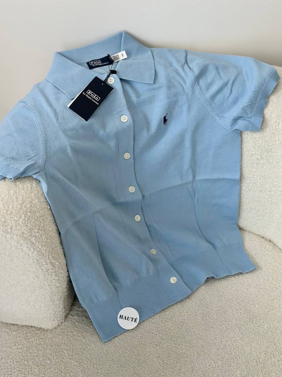 Ralph Lauren Short Sleeve Buttoned Cardigan | Knit Cardigan