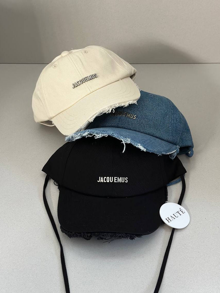 Jacquemus Artichaut Baseball Cap Fringed Edges | Ready Stock