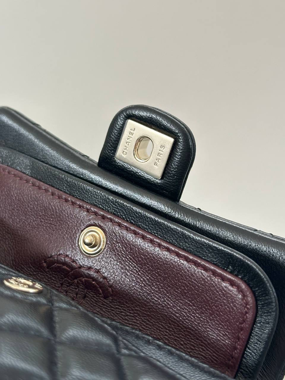 Chanel Classic Mini Bag with Hook Lambskin Real Leather| Bag Charm