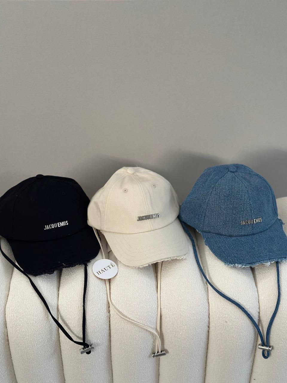 Jacquemus Artichaut Baseball Cap Fringed Edges | Ready Stock