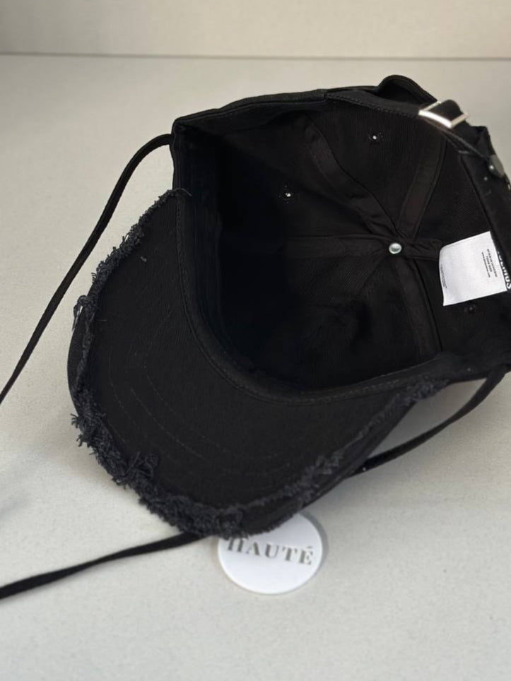 Jacquemus Artichaut Baseball Cap Fringed Edges | Ready Stock