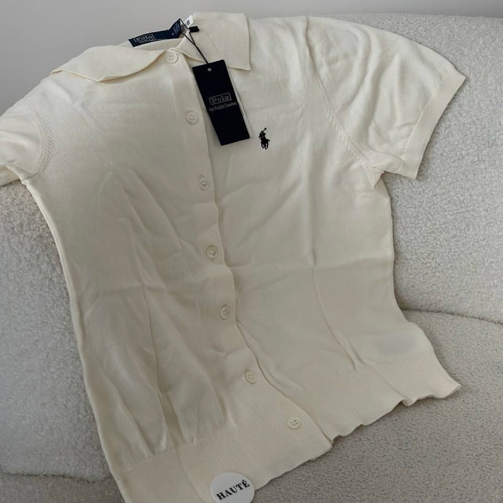 Ralph Lauren Short Sleeve Buttoned Cardigan | Knit Cardigan