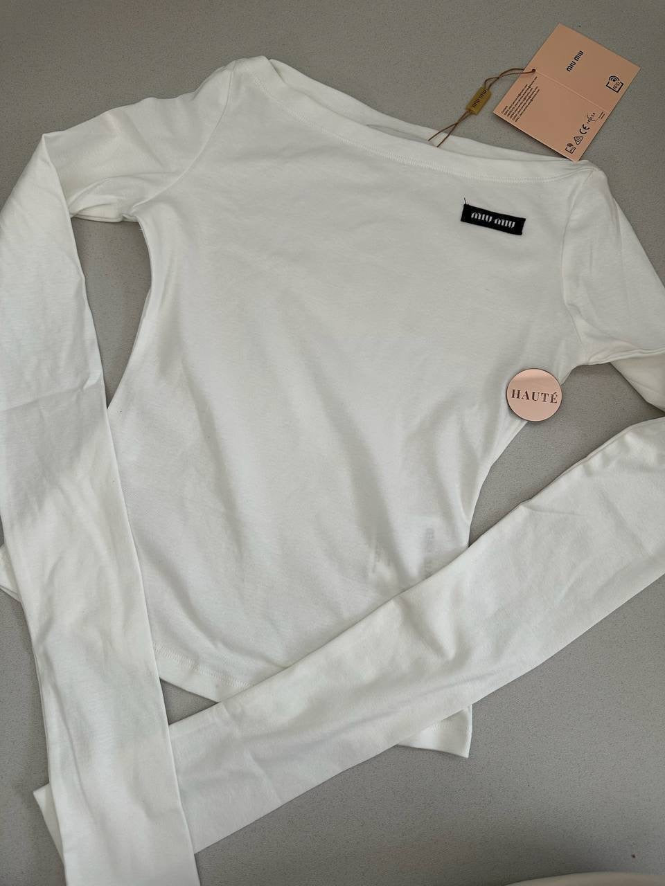 Miu Miu Women Apparels | Oversized Cardigan Sweater Shirt Polo Ribbed Jersey | Ready Stock
