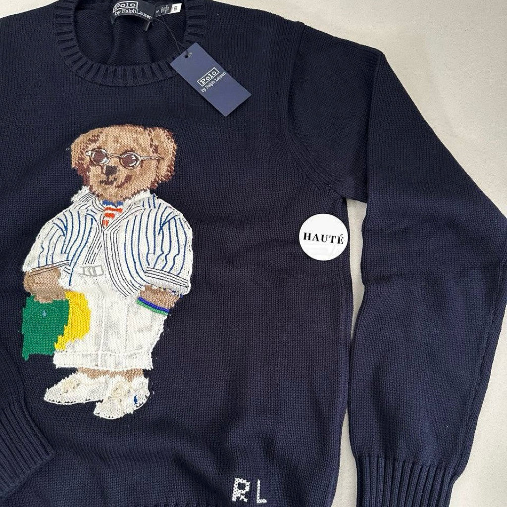 Polo Ralph Lauren Iconic Bear Wool Sweater | Knitwear Oversized Fit Women / Wanita - Ready Stock